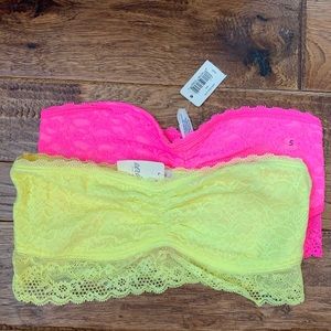 Aerie lace brunette/ bandeau bundle